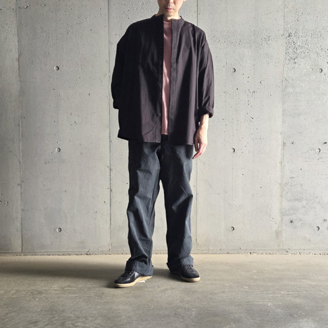 SEEALL (シーオール) [ EXTRA OVER BAND COLLAR SHIRTS ] エクストラ