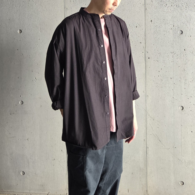 seeall,シーオール,seeal 東京取り扱い店舗,seeal 通販,extra band collar shirts,sau51 sh382