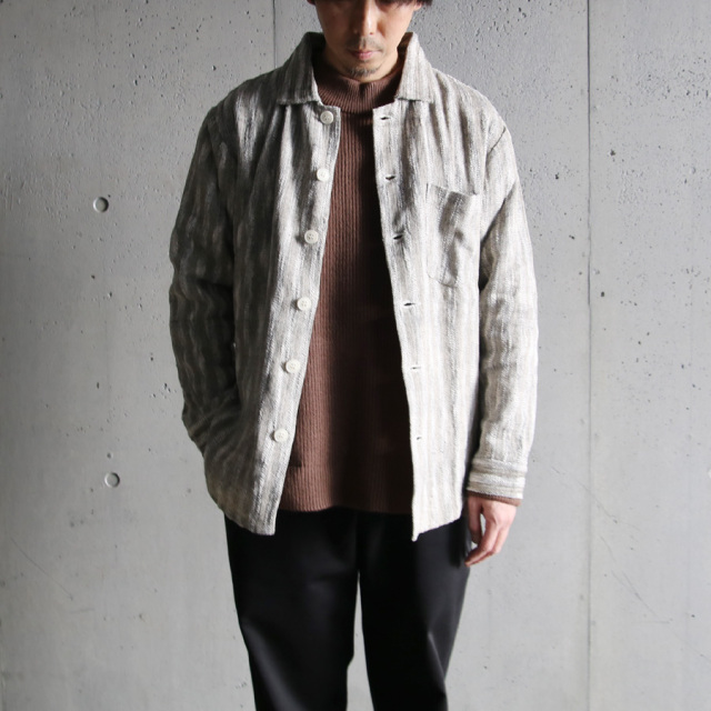 SEEALL (シーオール) [ CHEF JACKET ] シェフ ジャケット (STRIPE)