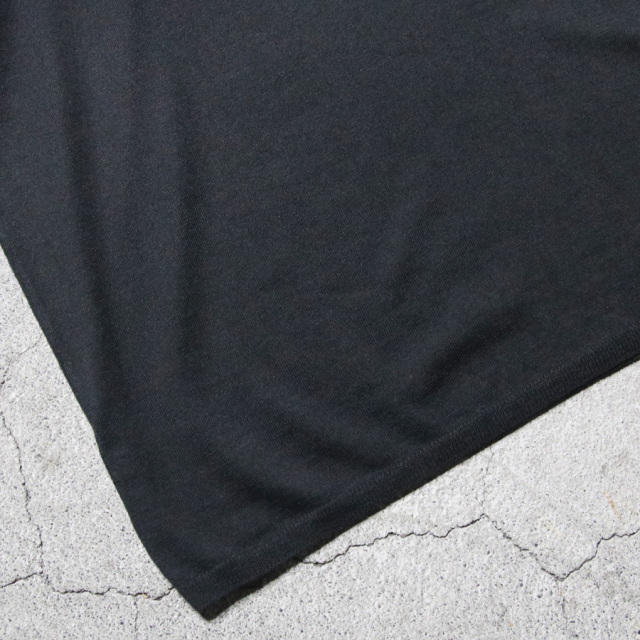 SEEALL (シーオール) [ MOCK NECK SHORT-SLEEVE SWEATER ] シルク