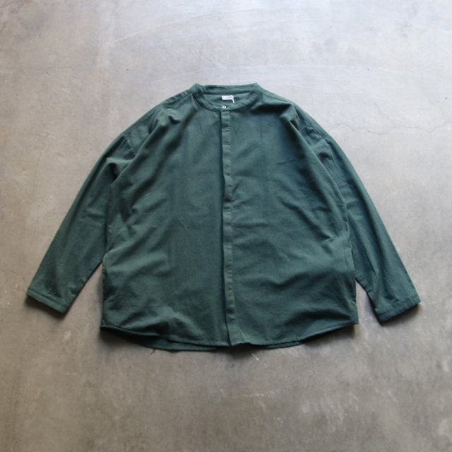 SEEALL (シーオール) [ OVERSIZED BAND COLLAR SHIRTS ] オーバー