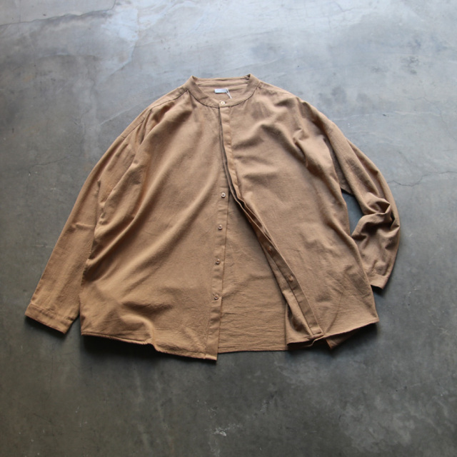 seeall,シーオール,OVERSIZED BAND COLLAR SHIRTS