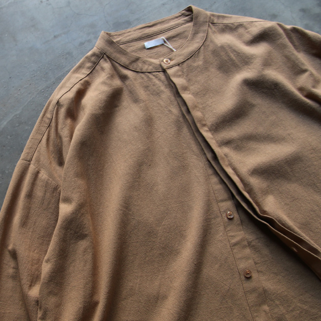 seeall,シーオール,OVERSIZED BAND COLLAR SHIRTS