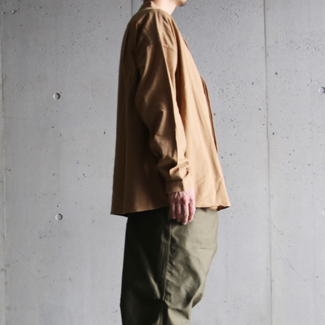 seeall,シーオール,OVERSIZED BAND COLLAR SHIRTS