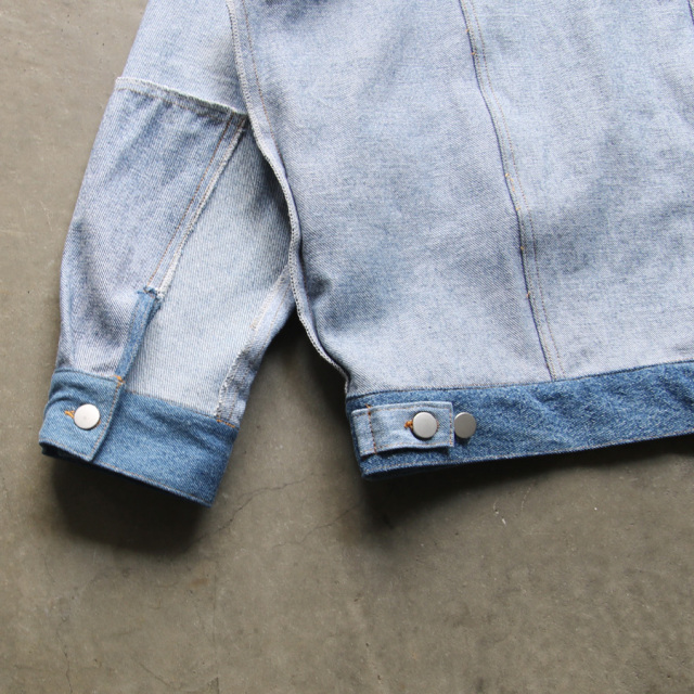 seeall,シーオール,RECONSTRUCTED INSIDE OUT DENIM JACKET,リメイクデニムジャケット