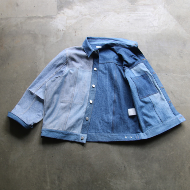 seeall,シーオール,RECONSTRUCTED INSIDE OUT DENIM JACKET,リメイクデニムジャケット