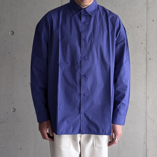 SEEALL SQUARE SHIRT シーオール SEEALL (シーオール) [ S/S SHIRTS ] S/S 比翼 オープンカラーシャツ
