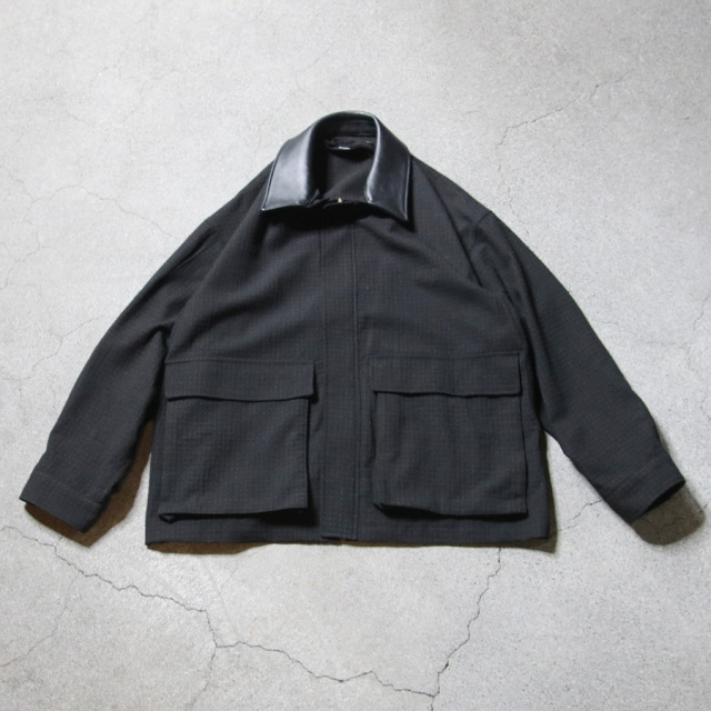SEEALL (シーオール) SAU53-BL182-MK001[ WORK JACKET ] ウールドット