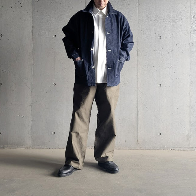 ドイツ ワークジャケット カバーオール Stabilo チョアジャケット 52 SKEWed （スキュー） [ WW2 CHOA JACKET (WR) ] WW2 チョアジャケット