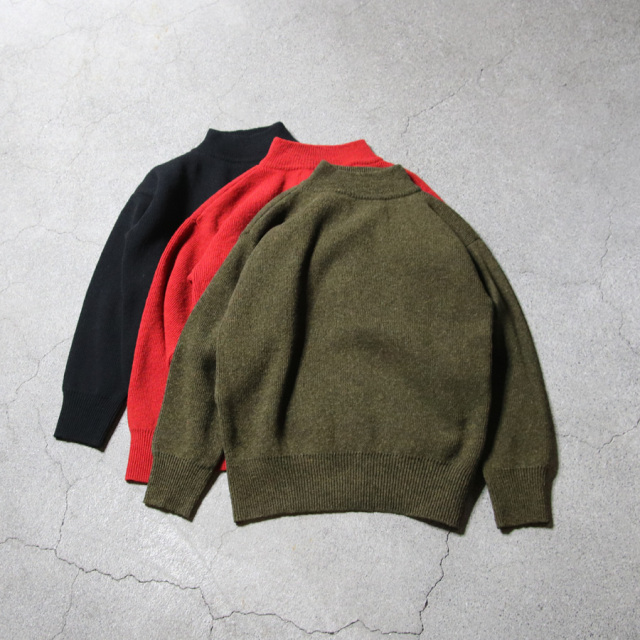 【slopeslow】シェットランドウール GOB sweater slopeslow (スロープスロー) 1253009-252SLP [ Hard twisted