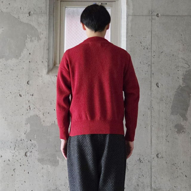 slopeslow,スロープスロー,Hard twisted Shetland wool,GOBセーター,slopeslow 東京取り扱い店舗,slopeslow 通販,turtle neck sweater