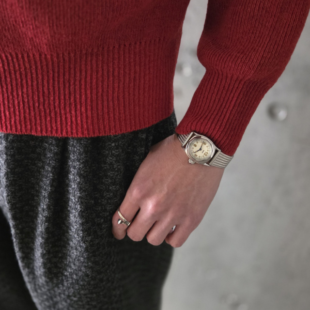 slopeslow,スロープスロー,Hard twisted Shetland wool,GOBセーター,slopeslow 東京取り扱い店舗,slopeslow 通販,turtle neck sweater