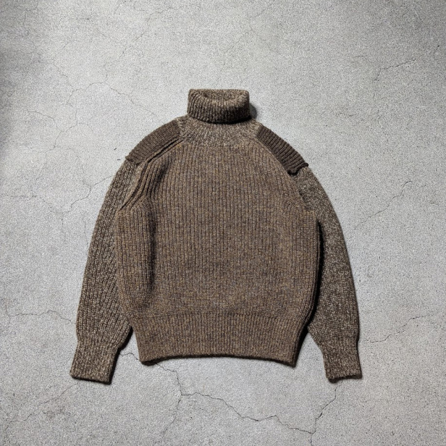 slopeslow,スロープスロー,Hard twisted Shetland wool,GOBセーター,slopeslow 東京取り扱い店舗,slopeslow 通販,turtle neck sweater