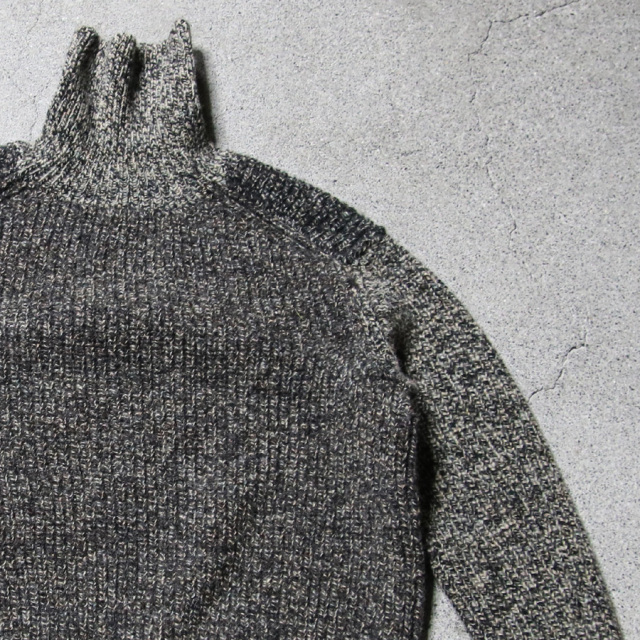 slopeslow,スロープスロー,Hard twisted Shetland wool,GOBセーター,slopeslow 東京取り扱い店舗,slopeslow 通販,turtle neck sweater