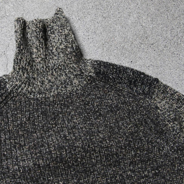 slopeslow,スロープスロー,Hard twisted Shetland wool,GOBセーター,slopeslow 東京取り扱い店舗,slopeslow 通販,turtle neck sweater