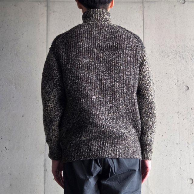slopeslow,スロープスロー,Hard twisted Shetland wool,GOBセーター,slopeslow 東京取り扱い店舗,slopeslow 通販,turtle neck sweater