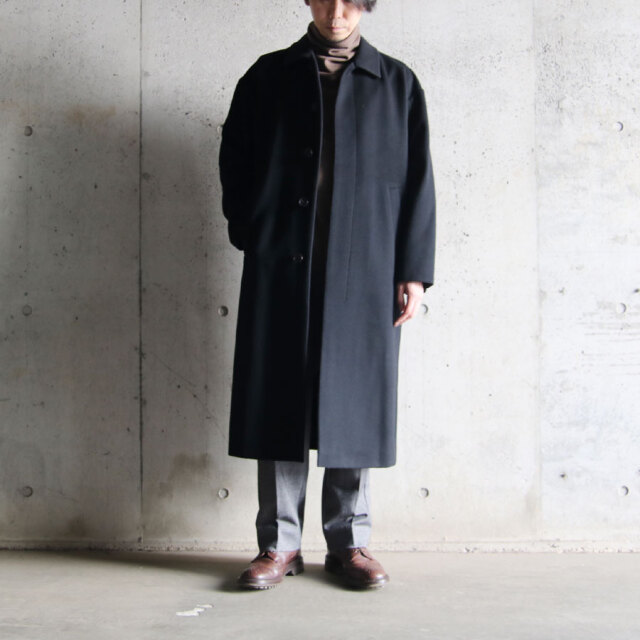 slowbe (スローブ) [BAGGY] LONG SOUTIEN (BAL COLLAR) COAT /メリノ
