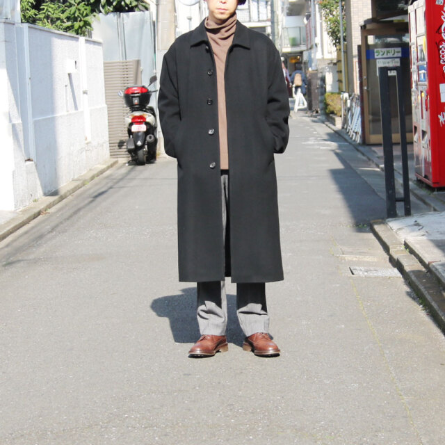 slowbe (スローブ) [BAGGY] LONG SOUTIEN (BAL COLLAR) COAT /メリノ