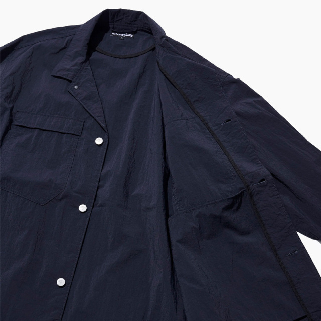 ［最終値下げです！］stone  22ss ナイロンシャツ STONEMASTER ストーンマスター SMフィールドシャツLSフェザーナイロン