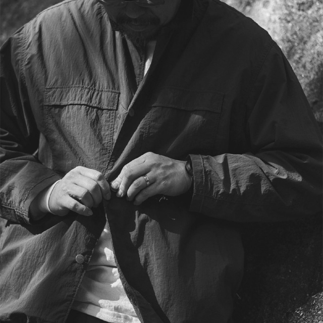 Stone Masters,ストーンマスター,SMMS254115,SM FIELD SHIRT LS feather nylon,SMフィールドシャツ LS フェザーナイロン