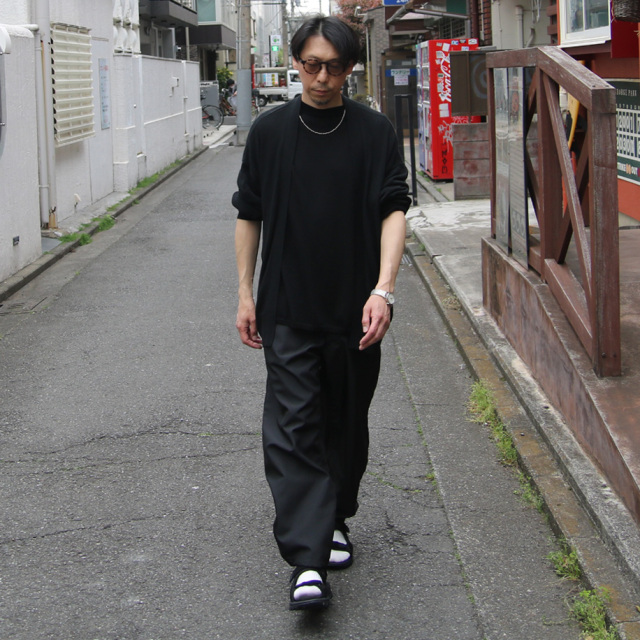SEEALL HAND SLAB CARDIGAN 2 （L相当） 生成り SEEALL (シーオール) [ OVERSIZED CARDIGAN ] シルク×カシミヤ
