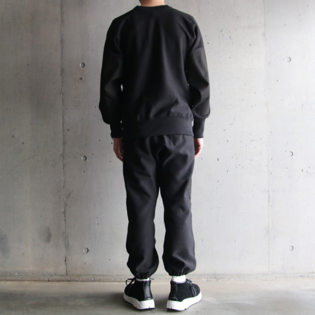 tuki. 承認欲求爆発 Tシャツ&スウェットパンツセット L TUKI (ツキ) 0173P [COTTON LONG JOHNS (KNEE PATCH)] コットンテリー