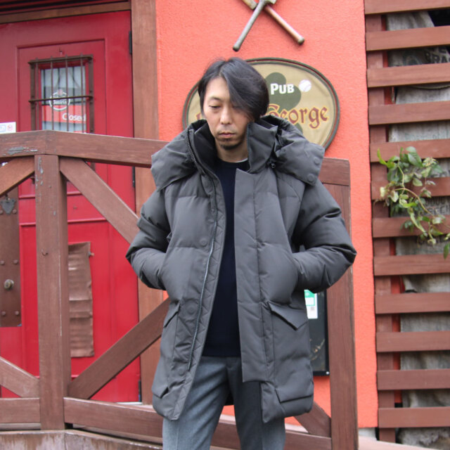 Shu シュウ Warm Jacket Sorona Dupont デュポン社 ソロナ 中綿 フーデッド ジャケット 40代 ファッションメンズベーシック