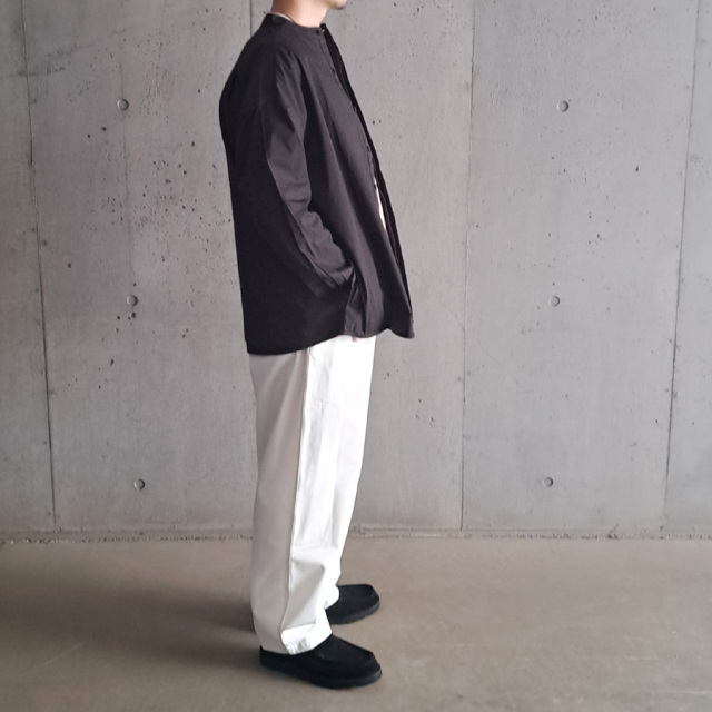 SEEALL (シーオール) [ EXTRA OVER BAND COLLAR SHIRTS