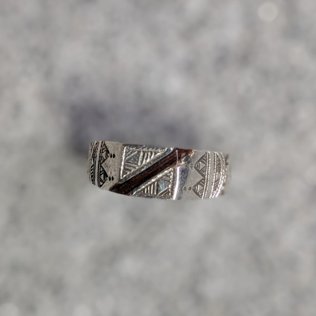 TOUAREG SILVER (トゥアレグシルバー) [EBONY (SMALL) / RING] リング