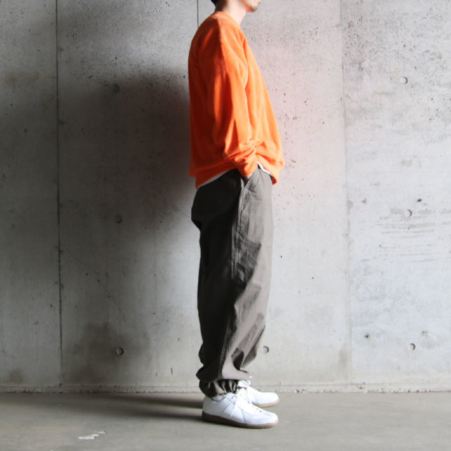 TUKI (ツキ) 0131 [OVER PANTS] (DOUBLE GABARDINE) オーバーパンツ