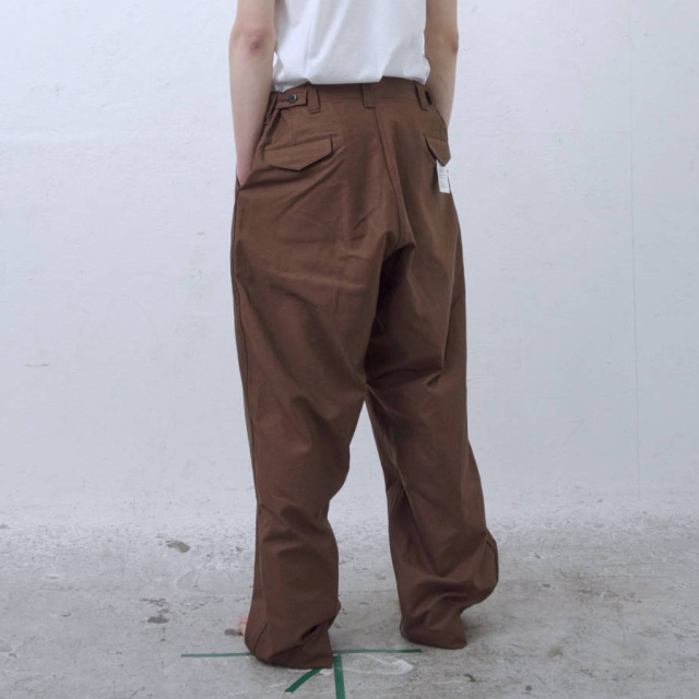 TUKI (ツキ) 0152 [BAKER PANTS] ベイカーパンツ (SAGE GREEN) (BLACK