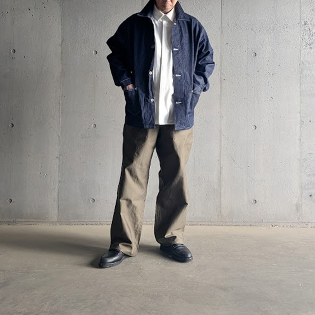 TUKI (ツキ) 0152 [BAKER PANTS] ベイカーパンツ (O.D.) (BLACK)＜送料