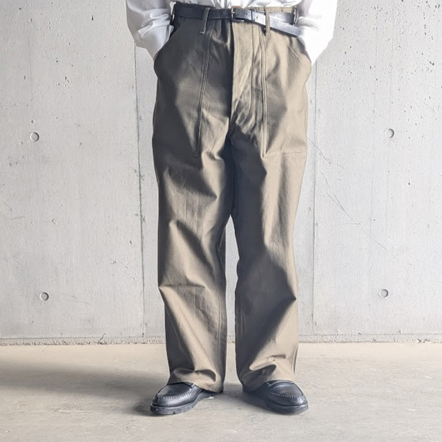 TUKI (ツキ) 0152 [BAKER PANTS] ベイカーパンツ (O.D.) (BLACK)＜送料