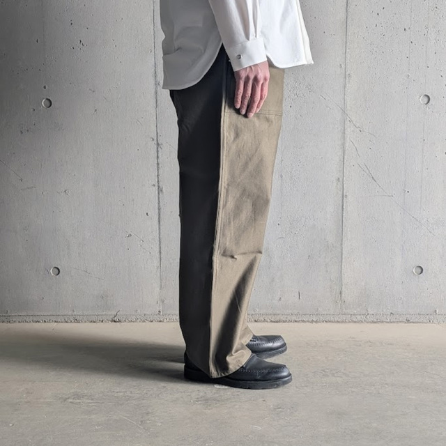 TUKI (ツキ) 0152 [BAKER PANTS] ベイカーパンツ (O.D.) (BLACK)＜送料