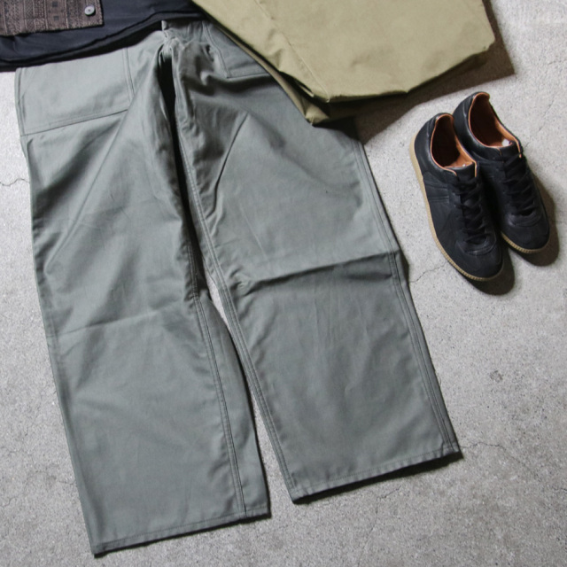 TUKI (ツキ) 0152 [BAKER PANTS] ベイカーパンツ (SAGE GREEN
