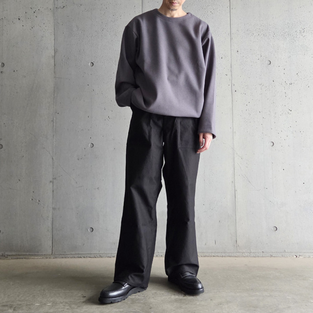 TUKI (ツキ) 0152 [BAKER PANTS] ベイカーパンツ (SAGE GREEN) (BLACK