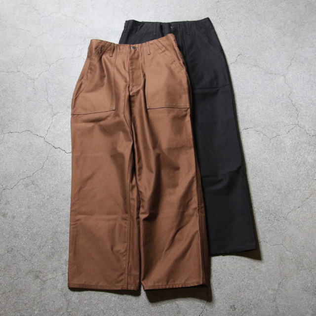 TUKI (ツキ) 0152 [BAKER PANTS] ベイカーパンツ (SAGE GREEN) (BLACK
