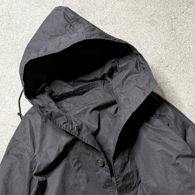 tuki,ツキ,tuki パンツ,TUKI 通販,TUKI 東京取り扱い店舗,0195,HOODED COAT,black