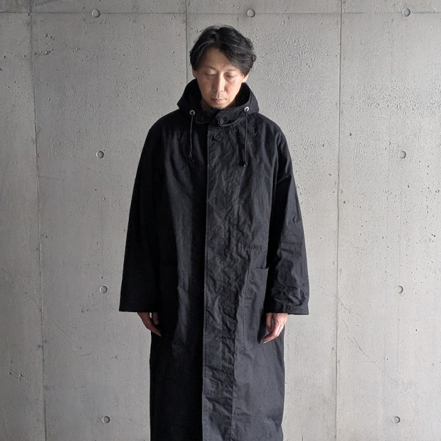 tuki,ツキ,tuki パンツ,TUKI 通販,TUKI 東京取り扱い店舗,0195,HOODED COAT,black