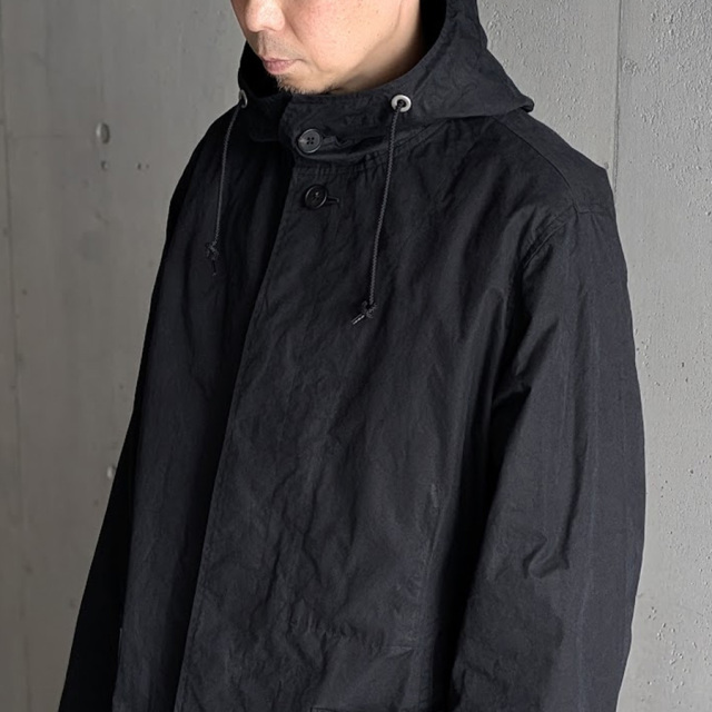 tuki,ツキ,tuki パンツ,TUKI 通販,TUKI 東京取り扱い店舗,0195,HOODED COAT,black