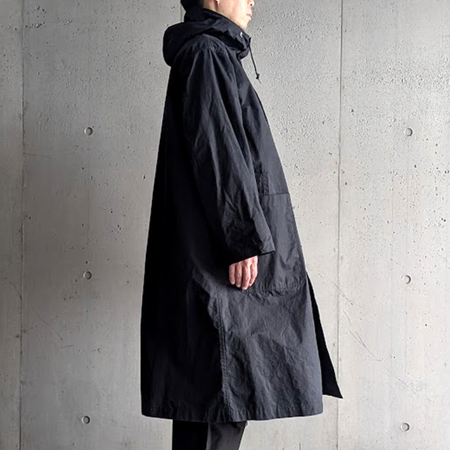 tuki,ツキ,tuki パンツ,TUKI 通販,TUKI 東京取り扱い店舗,0195,HOODED COAT,black