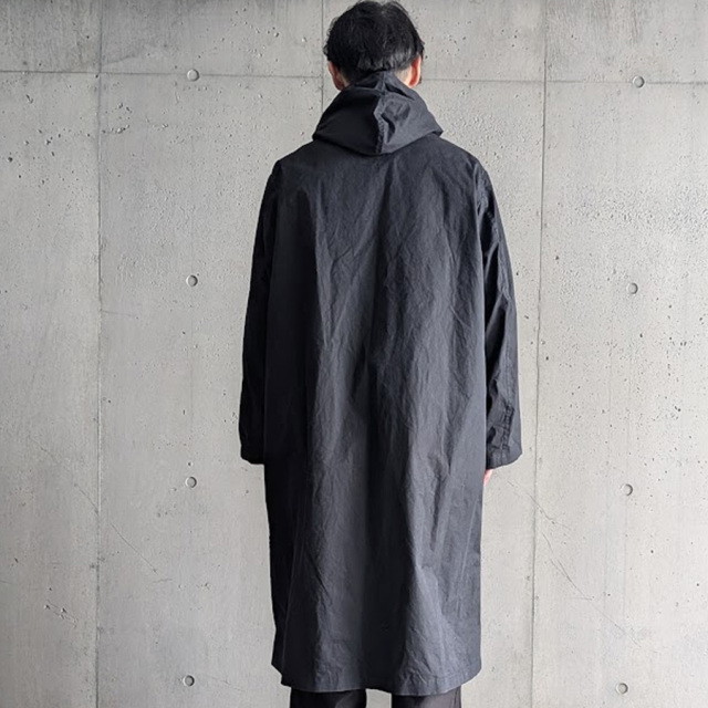 tuki,ツキ,tuki パンツ,TUKI 通販,TUKI 東京取り扱い店舗,0195,HOODED COAT,black
