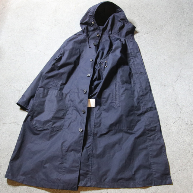 tuki,ツキ,tuki パンツ,TUKI 通販,TUKI 東京取り扱い店舗,0195,HOODED COAT,DARK NAVY