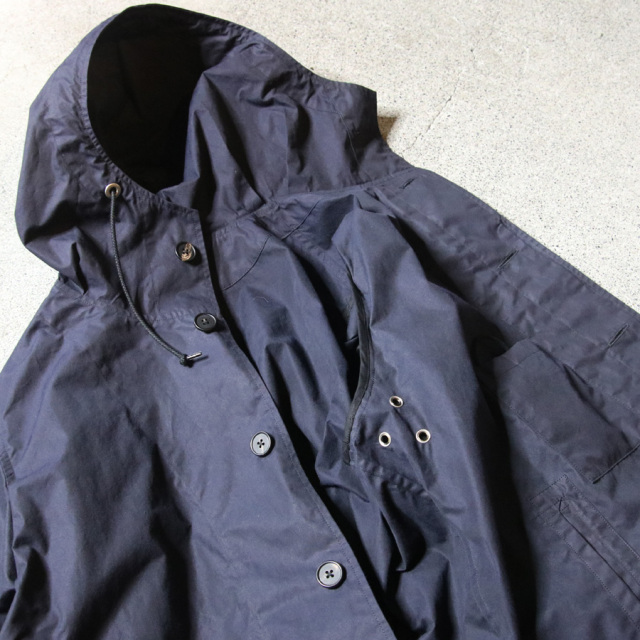 tuki,ツキ,tuki パンツ,TUKI 通販,TUKI 東京取り扱い店舗,0195,HOODED COAT,DARK NAVY