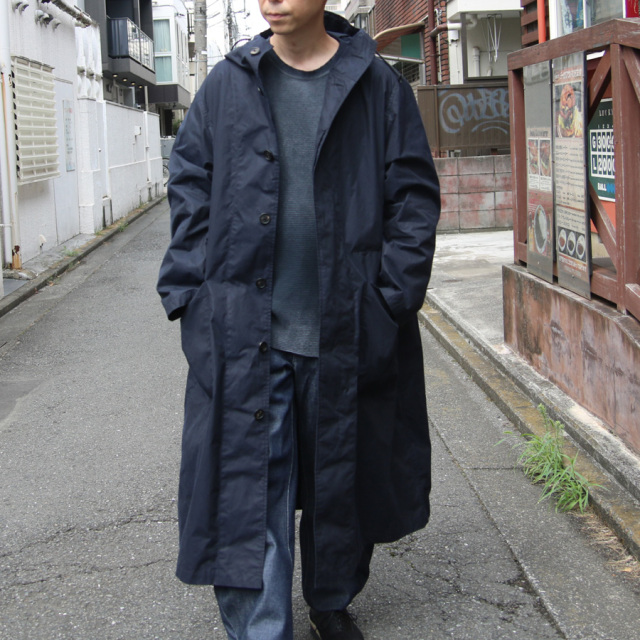 tuki,ツキ,tuki パンツ,TUKI 通販,TUKI 東京取り扱い店舗,0195,HOODED COAT,DARK NAVY