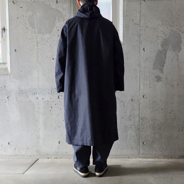 tuki,ツキ,tuki パンツ,TUKI 通販,TUKI 東京取り扱い店舗,0195,HOODED COAT,DARK NAVY