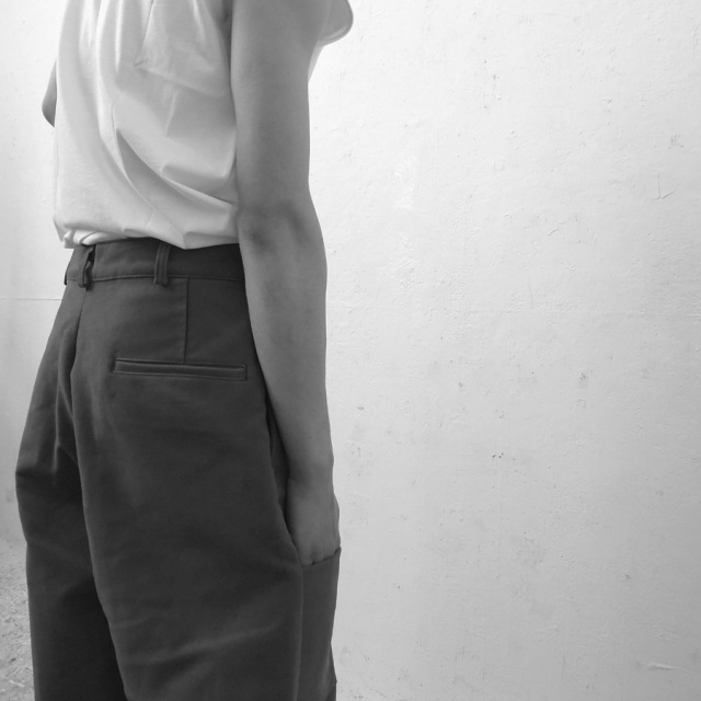 TUKI (ツキ) 0190 [POCKET TOROUSERS G/D/ PEACH FACE TWILL] ポケット