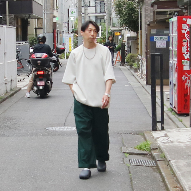 TUKI (ツキ) 0041【PAJAMAS】 (SHEETING) パジャマパンツ (FOREST