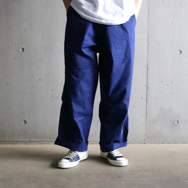 TUKI (ツキ) 0041【PAJAMAS】 (SHEETING) パジャマパンツ (PURPLE NAVY