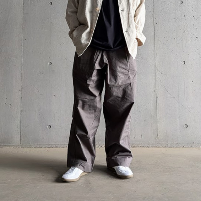 TUKI (ツキ) 0041【PAJAMAS】 (SHEETING) パジャマパンツ (SAGE GREEN)